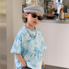 Children Kids Baby Fashion Boys Girls Casual Basic Short Sleeve Tie-Dye Print T-Shirt