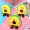 (Buy 1 Get 2) Children Kids Baby Fashion Cute Avocado Fruit Plush Toy Coin Purse