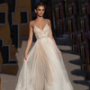 Women Elegant Solid Color Sleeveless Lace Backless V Neck Wedding Evening Dress SKU: T1035CA460 Min.Order: 1