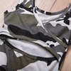 Girl Camouflage Print Sleeveless Dress