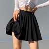 Women'S Fashion Casual Letter Embroidery High Waist Pleated Skirt