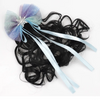 ( Buy 1 Get 2 ) Kids Girls Fashion Cute Sweet Party Bow Hair Band Solid Color Wig Defense