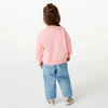 Kids Toddler Big Girls Spring Autumn Fashion Casual Cute Solid Color Cartoon Dinosaur Round Neck Long Sleeve Sweatshirts