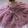 Toddler Girls Fashion Party  Floral Mesh Sequins Sleeveless Tutu Princess Dress