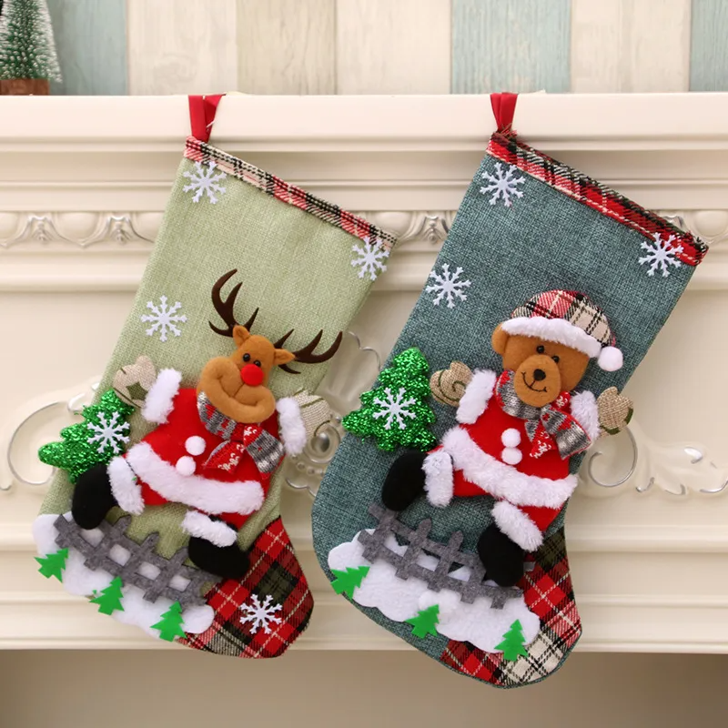 (Buy 1 Get 1) Unique Elk Decoration Christmas Gift Sock