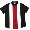 Men Fashion Beach Stripe Short Sleeve Shirt