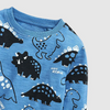 (Buy 1 Get 1) Children Kids Baby Fashion Boys Long Sleeve Round Neck Dinosaur Print Sweatshirt