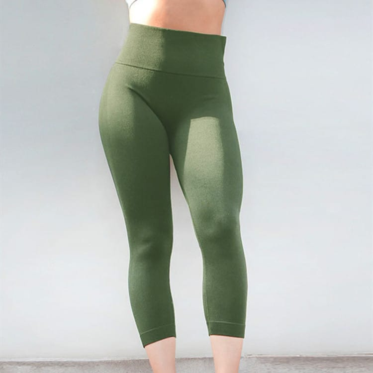 Women Fashion Yoga Solid Color Leggings