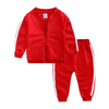 Kids Baby Boys Girls Spring Autumn Casual Sports Long Sleeve Zipper Sweatshirts Trousers Sets