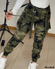 Women'S Street Fashion Camouflage Cuffed Overalls