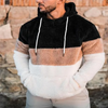 Men Fashion Hooded Plush Long Sleeve Sports Hoodies