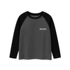 Kids Toddler Boys Basic Versatile Colorblock Long Sleeve Round Neck T-Shirt