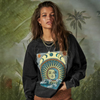 Women Fashion Casual Round Neck Pullover Graphic Printed Long Sleeve Sweatshirt