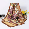 |(Buy 1 Get 2) Women'S Fashion Oil Painting Printing Imitation Silk Scarf