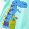 Children Kids Baby Fashion Boys Short Sleeve Cartoon Dinosaur Print T-Shirt