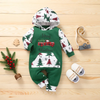 (Buy 1 Get 2) Kids Baby Boys Girls Fashion Casual Cute Christmas Long Sleeve Trousers Hooded Romper