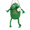 Children Kids Baby Fashion Girls Boys Cartoon Frog Knitted Chain Crossbody Messenger Bag