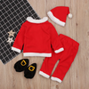 Kids Baby Girls Boys Autumn Winter Fashion Cosplay Cotton Lapel Long Sleeve Trousers Christmas Set