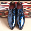 Men Fashion Graphic Printing Lace Up Oxfords