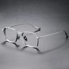 (Buy 1 Get 1) Men Simple Anti-Blue Light Generous Frame Metal Glasses Frame