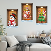 Cartoon Snowman Christmas Tree Home Decoration Self-Adhesive Wall Stickers