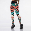 Women Halloween Fashion Cartoon Print Yoga Leggings