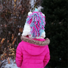 (Buy 1 Get 1) Kids Girls Autumn Winter Fashion Casual Cute Color Cartoon Unicorn Hat