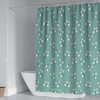 (Buy 1 Get 1) Tiny Flower Series 3D Digital Printing Home Polyester Cloth Shower Curtain