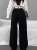 Women Fashion Solid Color Wide Leg Pant