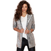 Women Fashion Shiny Sequin Long Sleeve Party Stage Blazer Coat