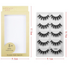 5pairs/Set Women 3D Multilayer Mink Hair Eyelashes