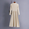 (Buy 1 Get 1) Women Casual Autumn And Winter Solid Color Long Sleeve Knitted Dress