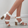 Women Fashion Buckle High-Heeled Sandals