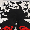 Women Block Color Butterfly Graphic Print Sports Leggings