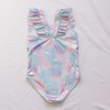 Children Kids Baby Fashion Girls Shell Bronzing Print One Piece Swimsuit