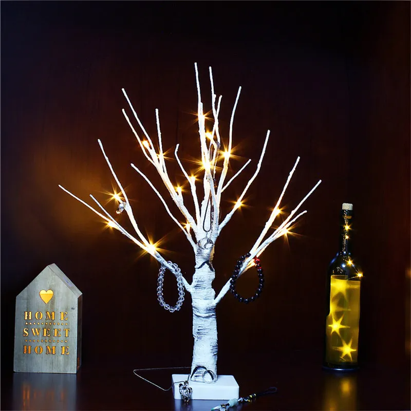 (Buy 1 Get 1) Christmas-Tree Interior Mini LED Birch Tree Light Xmas-Tree