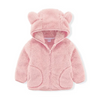 Kids Toddler Girls Boy Fashion Fall/Winter Candy Coral Fleece Jacket