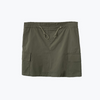 Women Fashion Summer Solid Color Pocket Drawstring High Waist A-Line Skirt