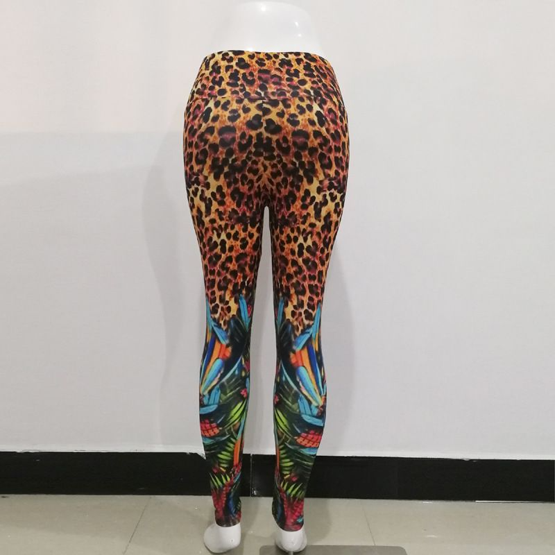 Unique Leopard Print Sexy Fitness Sports Leggings Pants