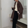 Women Casual Lapel Solid Color Loose Elegant Office Fashion Comfortable Blazer