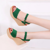 Women Fashion Wedge Heel Thick-Soled Open Toe Sandals