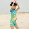 Children Kids Baby Fashion Boys Smiling Face Print Swimsuit