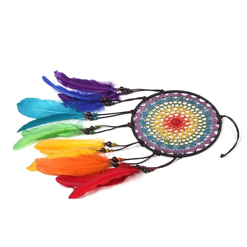 (Buy 1 Get 1) Handmade Colorful Feather Decoration Dreamcatcher