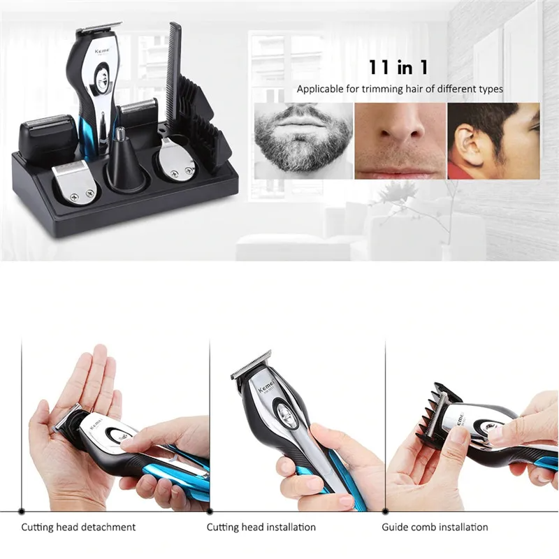 Men Electric Multifunction Hair Clipper