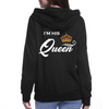 Couple Outfit Her King His Queen Letter Printed Couple Hooded Sweatshirt