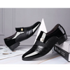 Men Fashion Large Size Simple Pu Leather Shoes