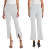 Women'S Fashion Casual Slit High-Waist Flared Suit Pants