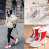 Women Fashion Plus Size Thick-Soled Velvet Warm Snow Boots