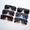 Men Classic Large Square Frame Pc Lens Sunglasses