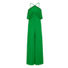 Women Fashion Solid Color Spaghetti Strap Halter Neck Jumpsuits